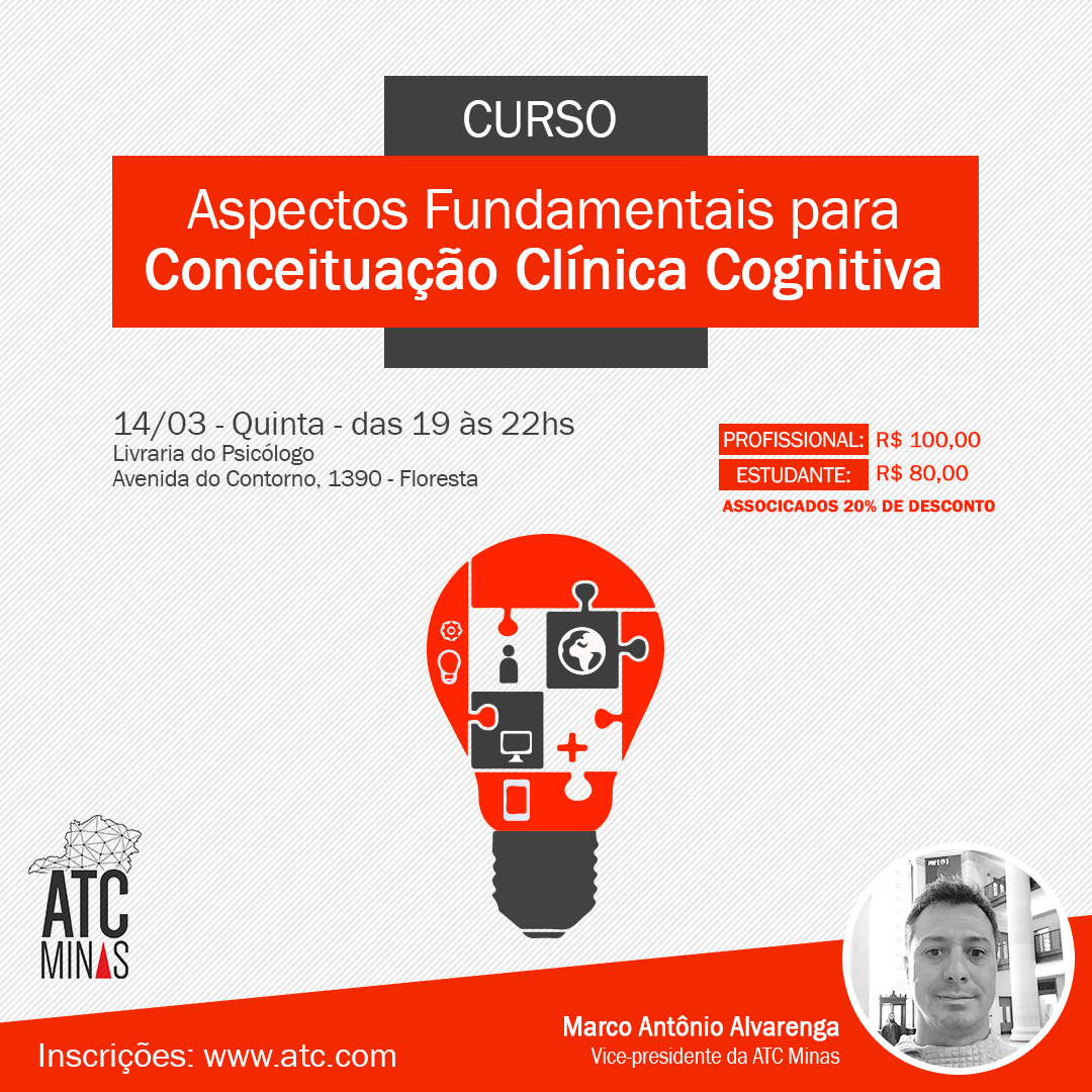 IV Congresso de Terapias Cognitivas - Curso online | ATC-Minas
